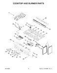 Diagram for 03 - Cooktop And Burner Parts