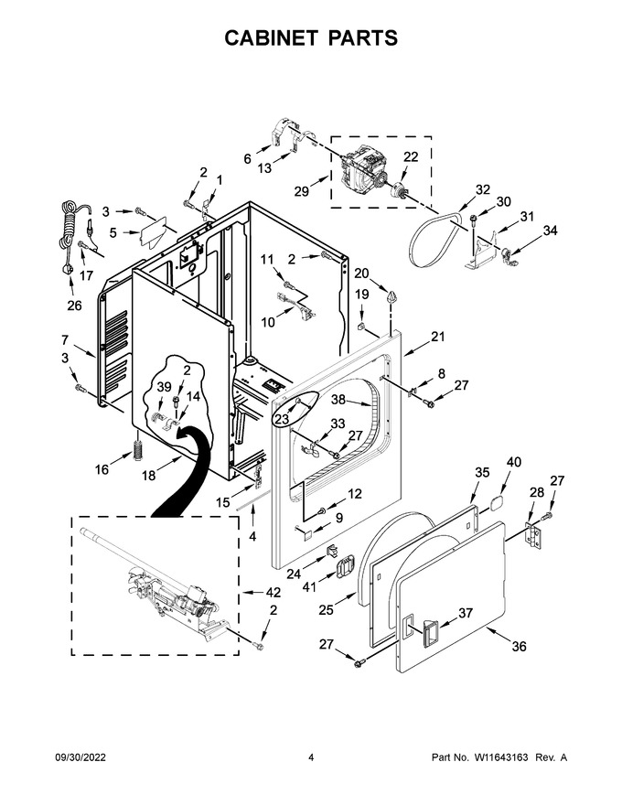 Diagram for WGD4616FW3