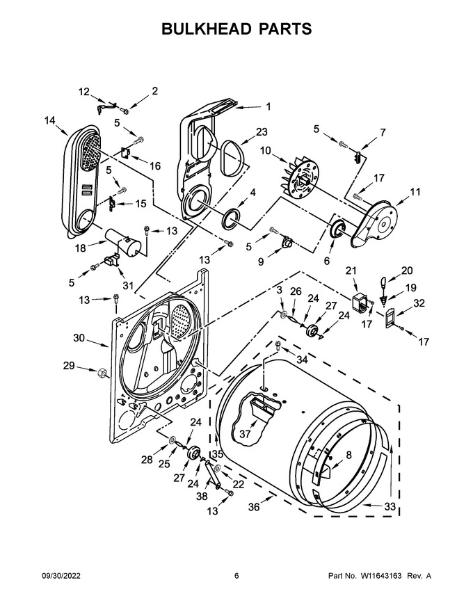 Diagram for WGD4616FW3