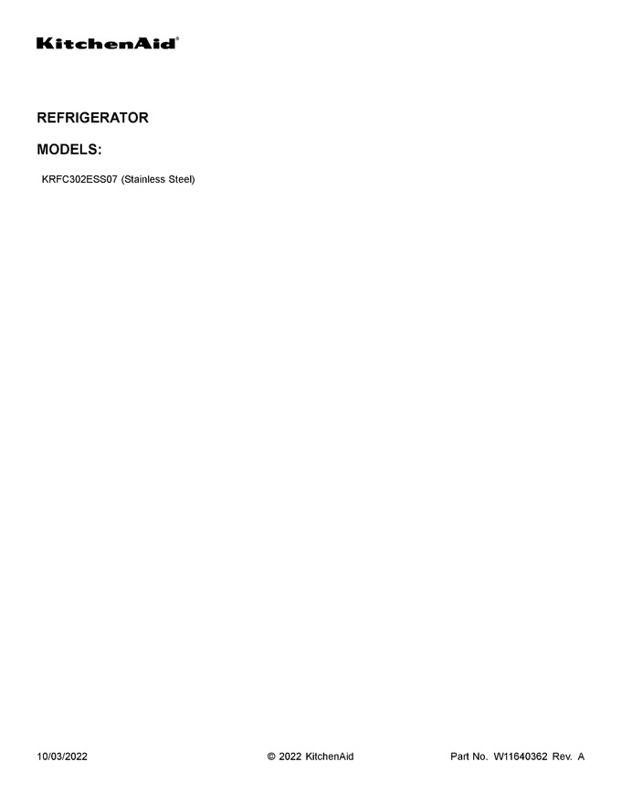 Diagram for KRFC302ESS07