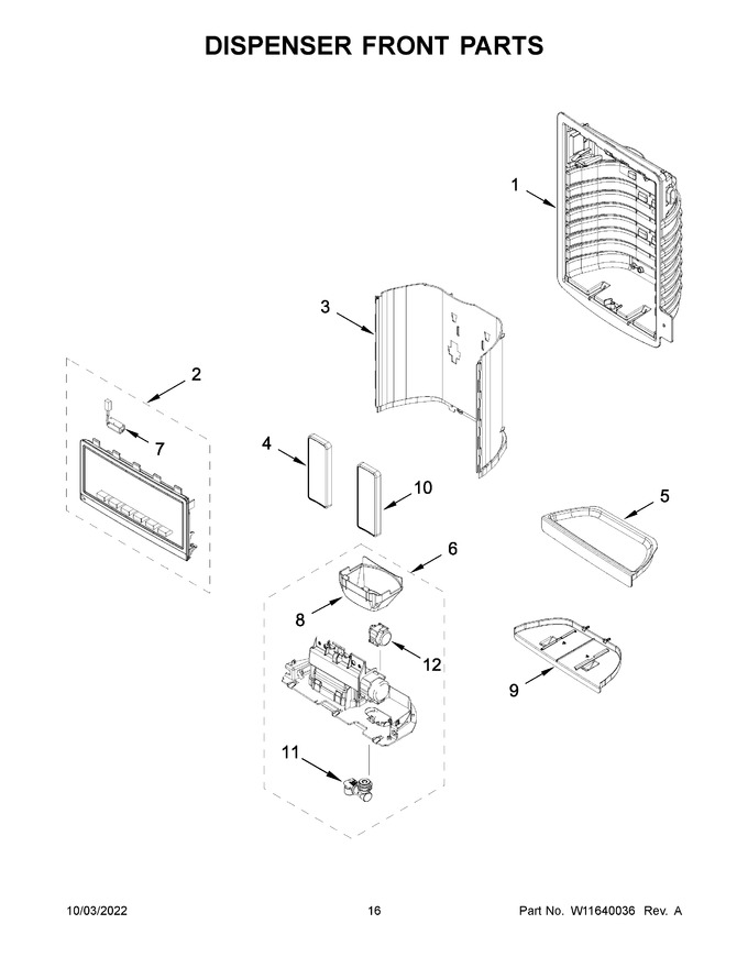 Diagram for WRF555SDFZ16
