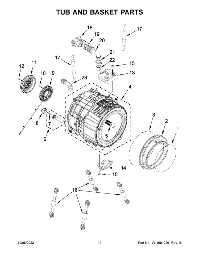 Diagram for WFW6605MC0