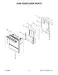 Diagram for 09 - 18-in Oven Door Parts