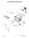 Diagram for 10 - 30-in Internal Oven Parts