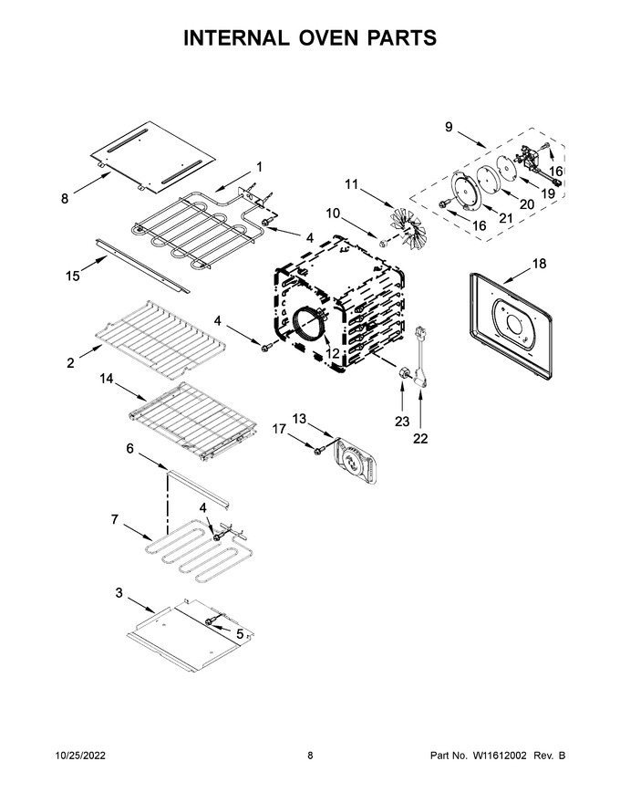 Diagram for KOCE500EWH20