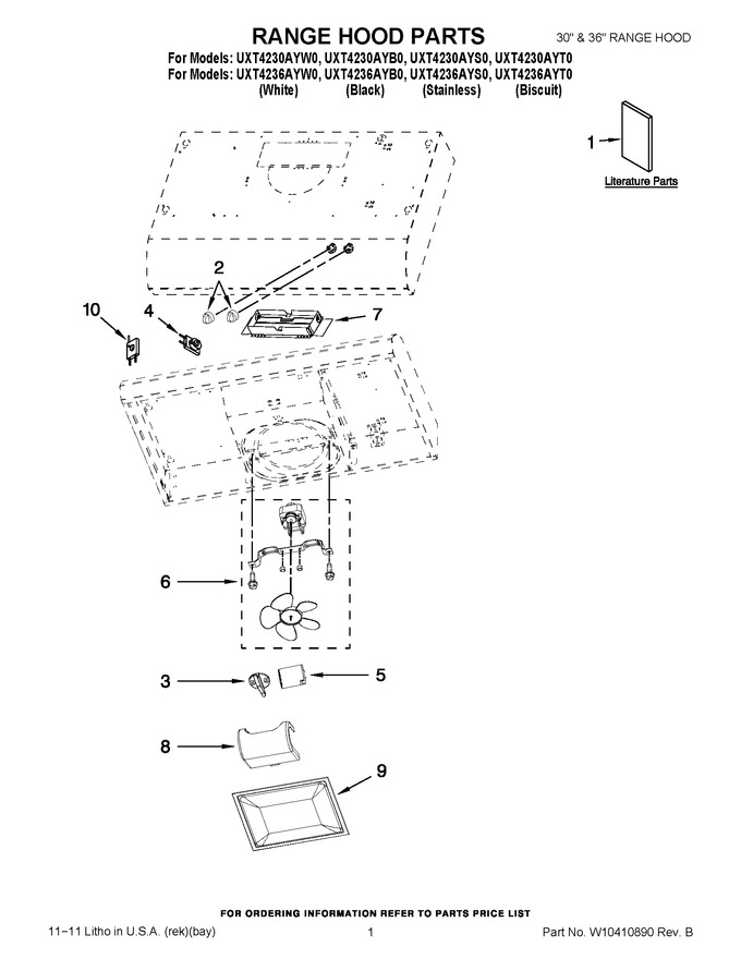 Diagram for UXT4230AYW0