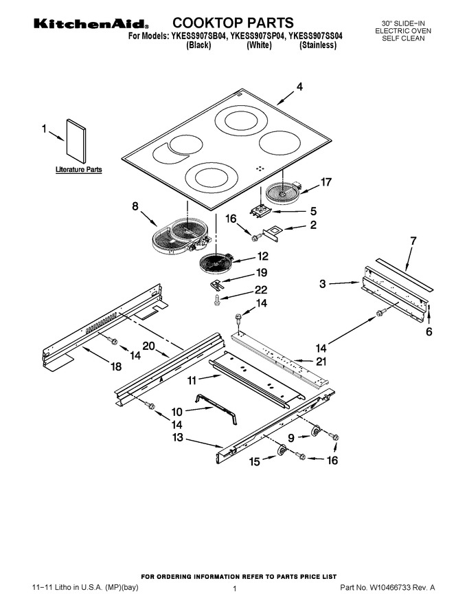 Diagram for YKESS907SP04