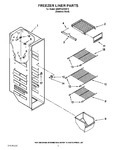 Diagram for 04 - Freezer Liner Parts