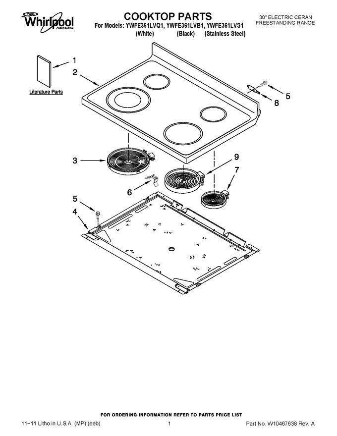Diagram for YWFE361LVS1