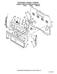 Diagram for 02 - Control Panel Parts