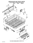 Diagram for 09 - Upper Rack And Track Parts