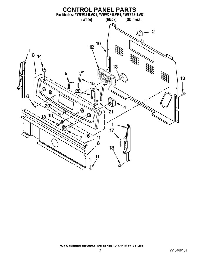 Diagram for YWFE381LVQ1
