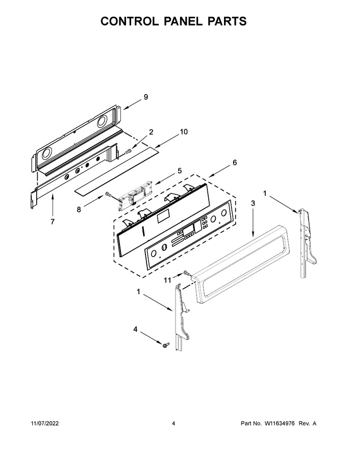 Diagram for WGG745S0FS10