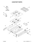Diagram for 02 - Cooktop Parts