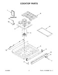 Diagram for 02 - Cooktop Parts