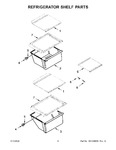 Diagram for 04 - Refrigerator Shelf Parts