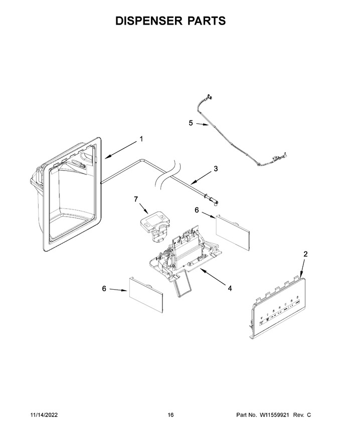Diagram for WRS331SDHW06