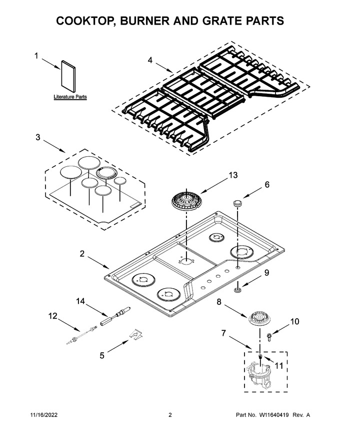 Diagram for KCGS350ESS05