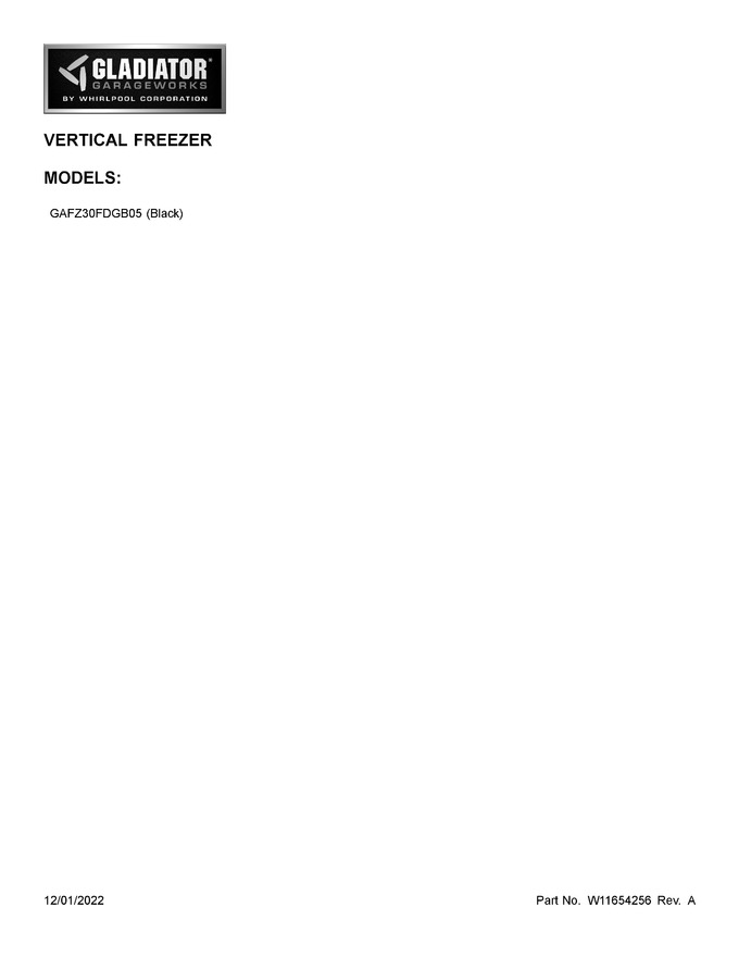 Diagram for GAFZ30FDGB05