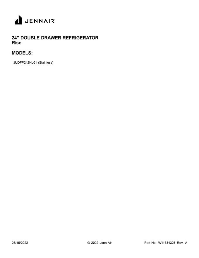 Diagram for JUDFP242HL01