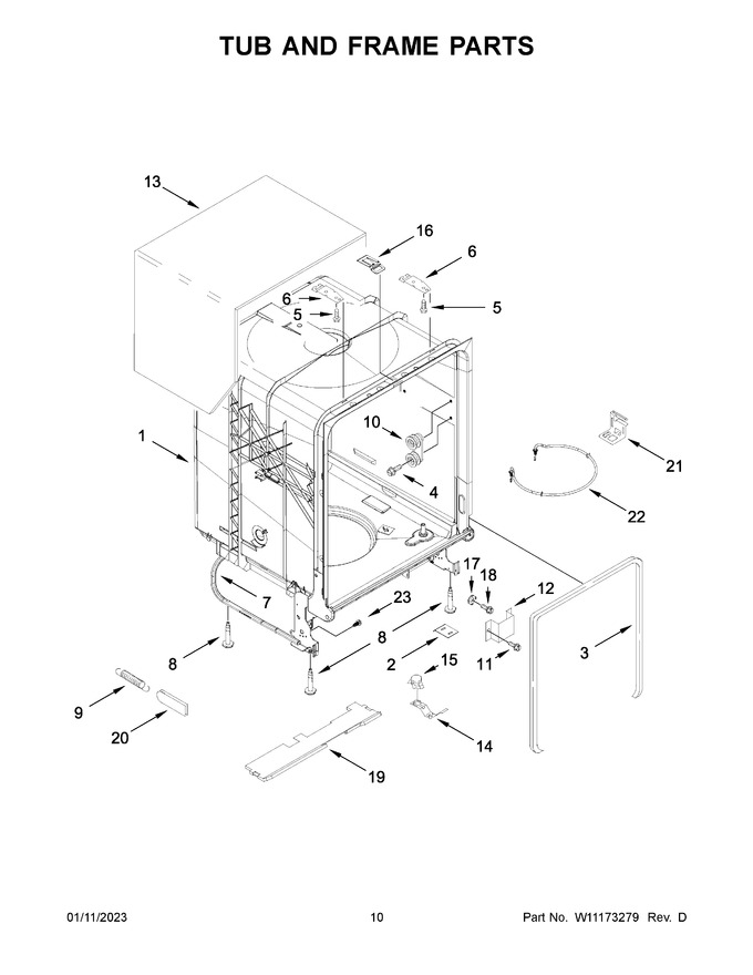 Diagram for WDT730PAHV0