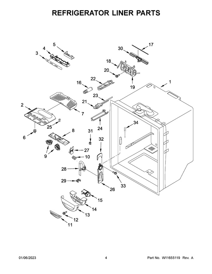 Diagram for WRF535SWHB08