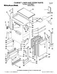 Diagram for 01 - Cabinet Liner And Door Parts