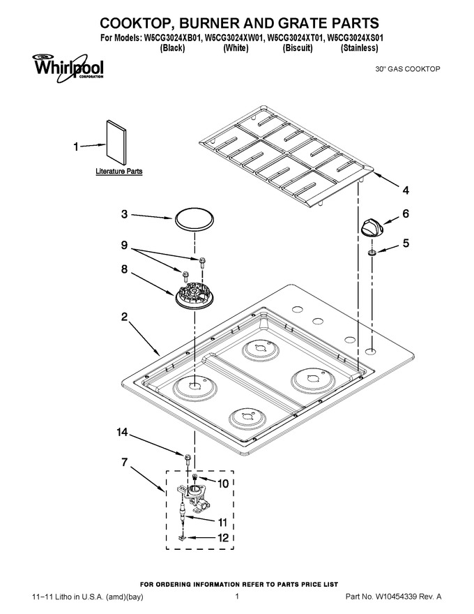 Diagram for W5CG3024XB01