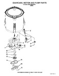 Diagram for 04 - Gearcase, Motor And Pump Parts