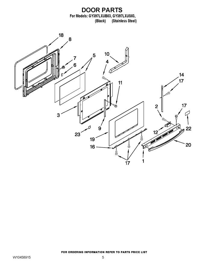 Diagram for GY397LXUB03