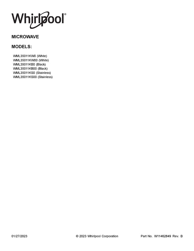 Diagram for WML35011KW00