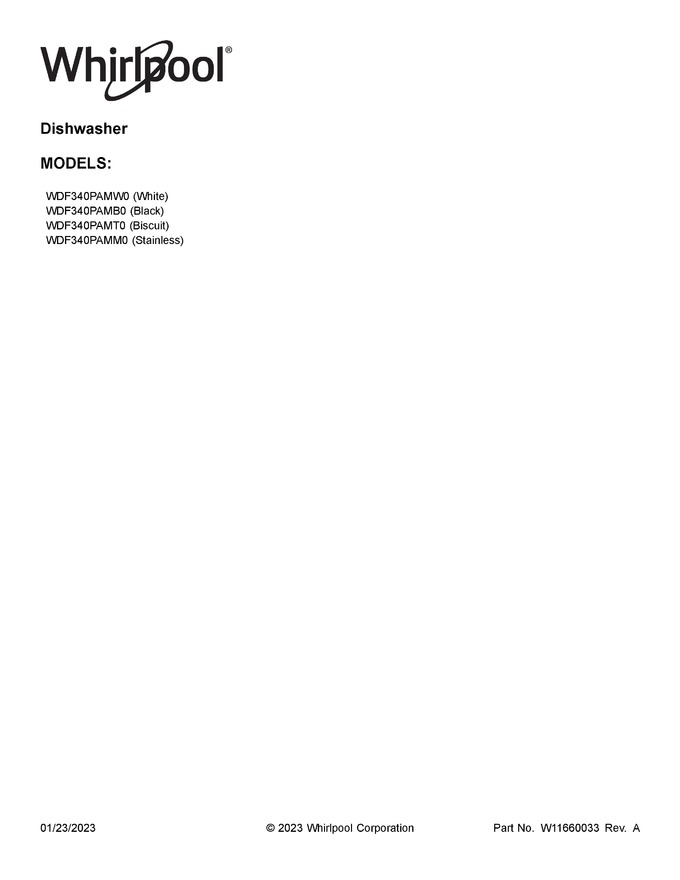 Diagram for WDF340PAMM0