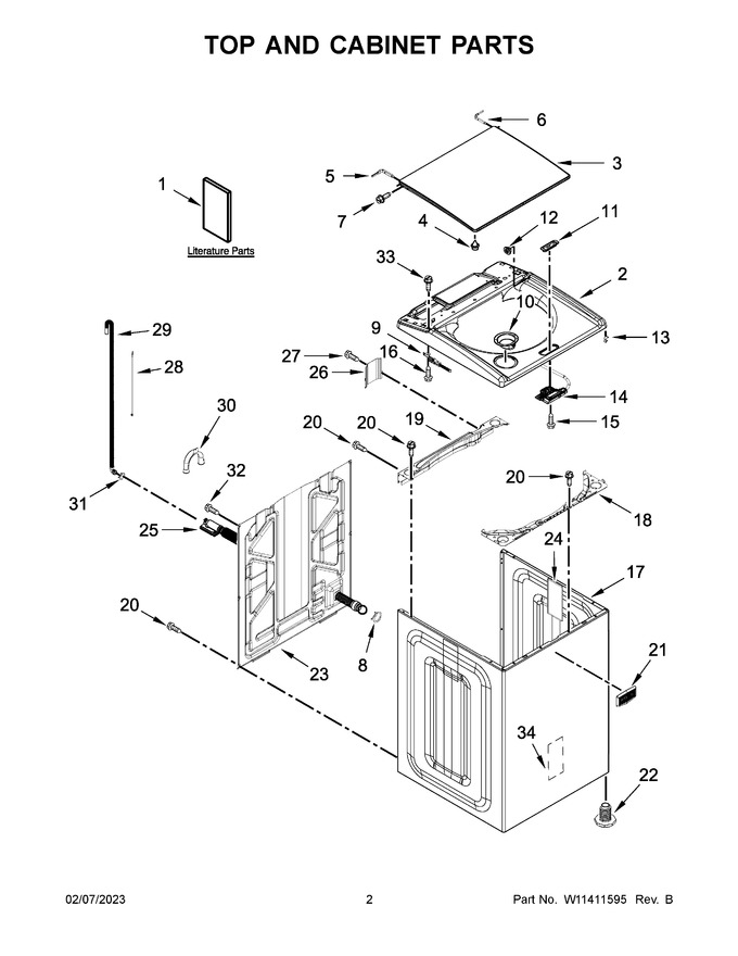 Diagram for MVWB865GC1