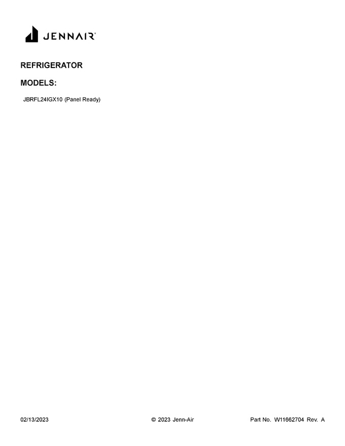 Diagram for JBRFL24IGX10