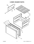 Diagram for 05 - Lower Drawer Parts