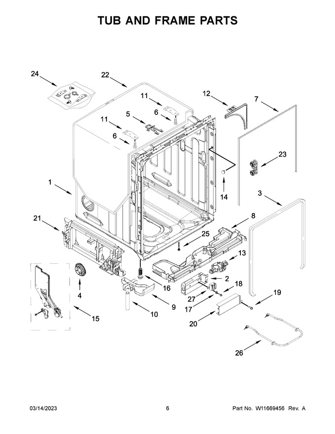 Diagram for KDFE104KWH1