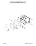 Diagram for 04 - Upper Oven Door Parts