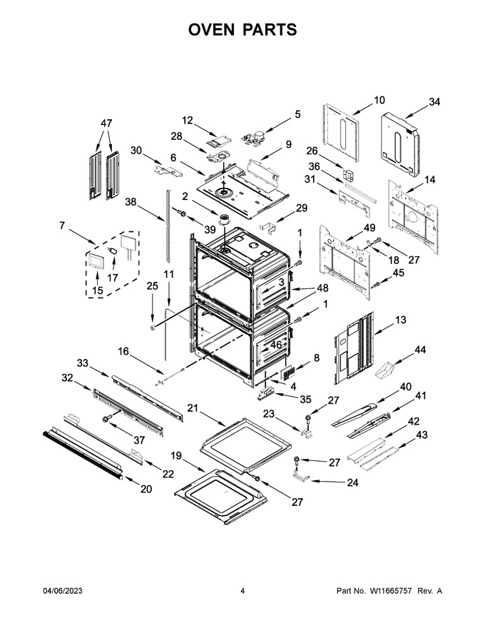 Diagram for WOED5030LB00