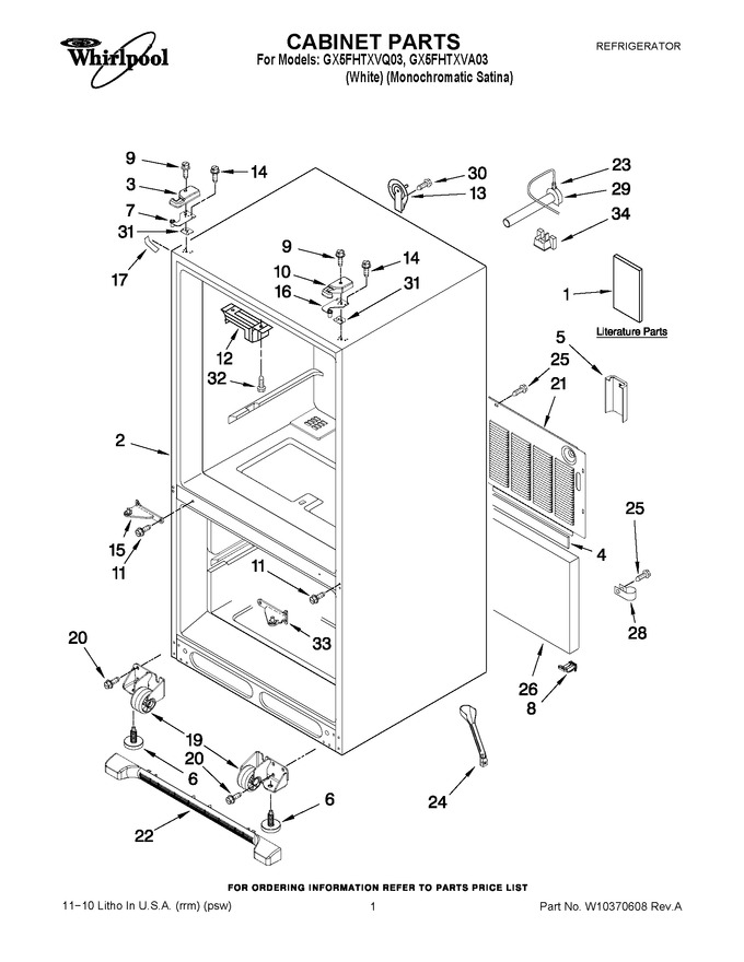 Diagram for GX5FHTXVA03