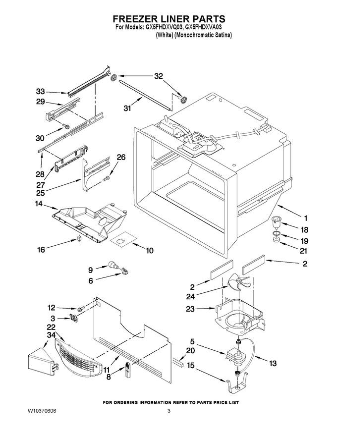 Diagram for GX5FHDXVA03