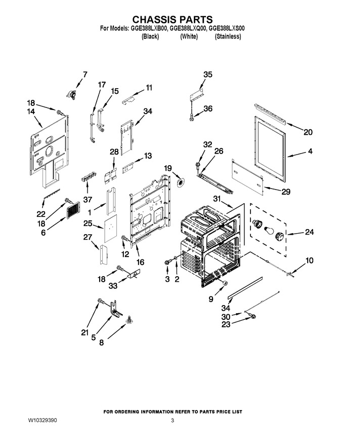 Diagram for GGE388LXS00
