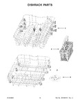 Diagram for 08 - Dishrack Parts