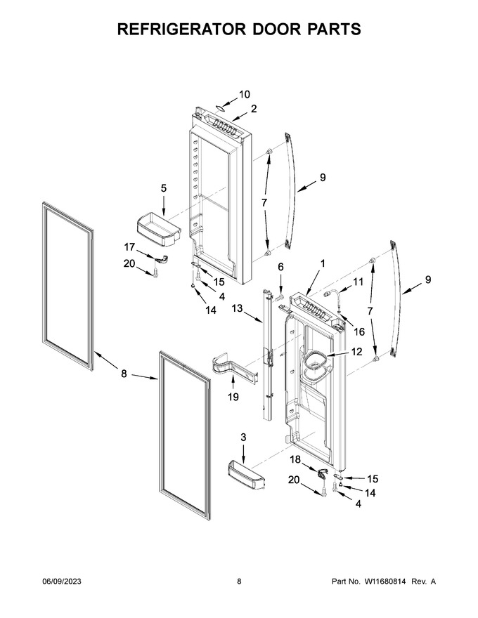 Diagram for WRX735SDHB07