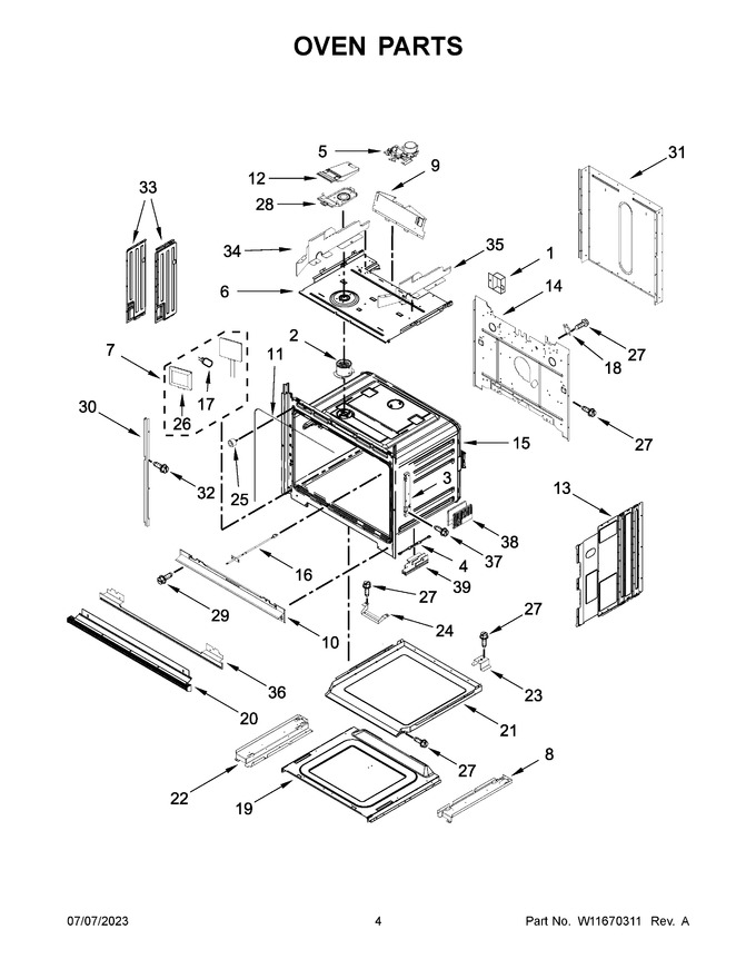 Diagram for WOEC7030PV00