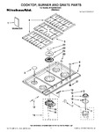 Diagram for 01 - Cooktop, Burner And Grate Parts
