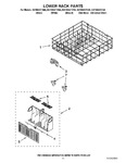 Diagram for 10 - Lower Rack Parts