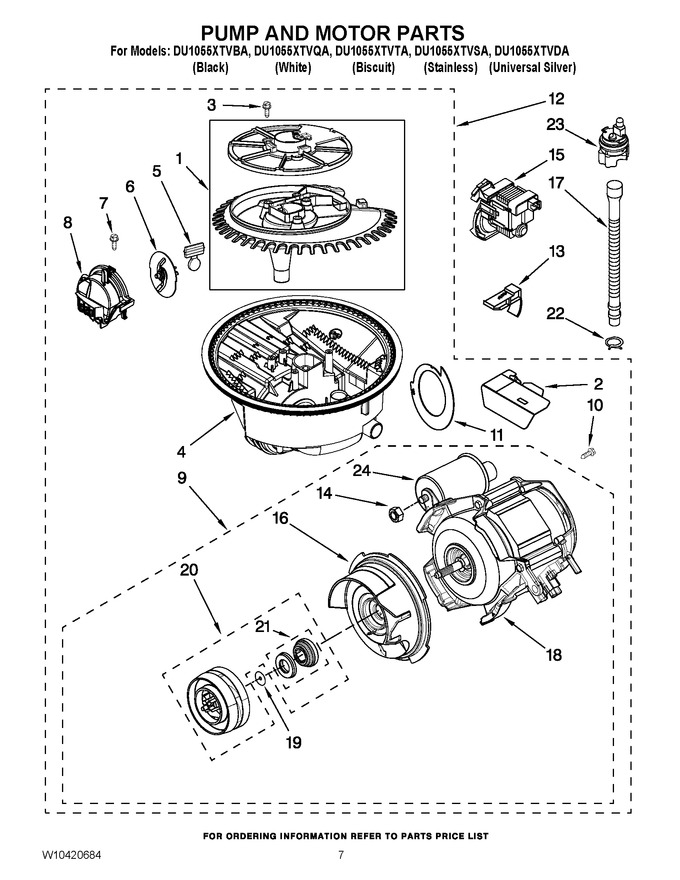 Diagram for DU1055XTVTA