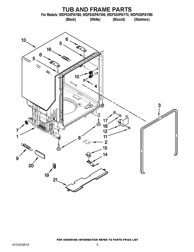 Diagram for WDF530PAYM0