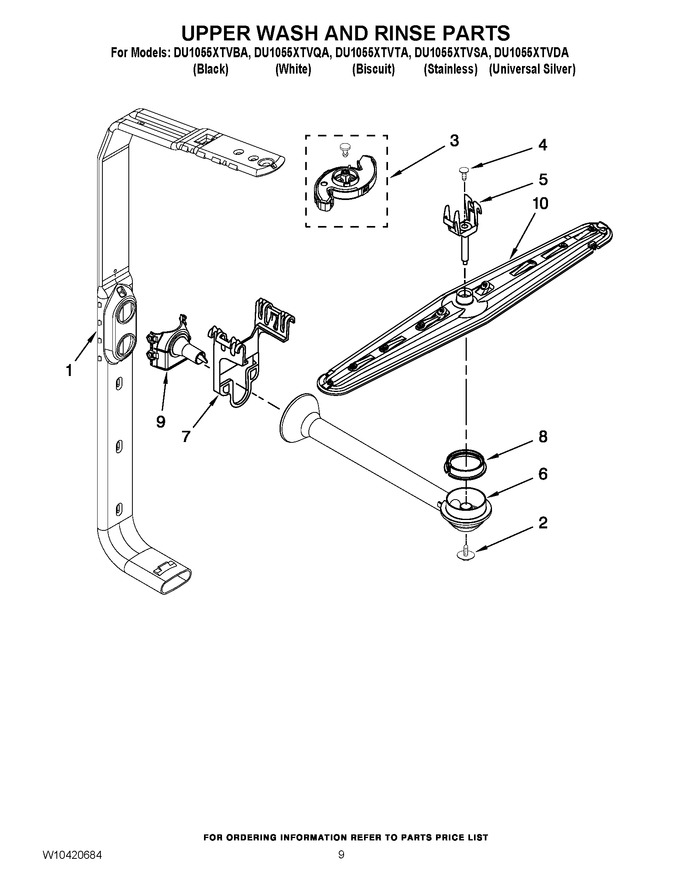 Diagram for DU1055XTVTA