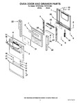 Diagram for 02 - Oven Door And Drawer Parts